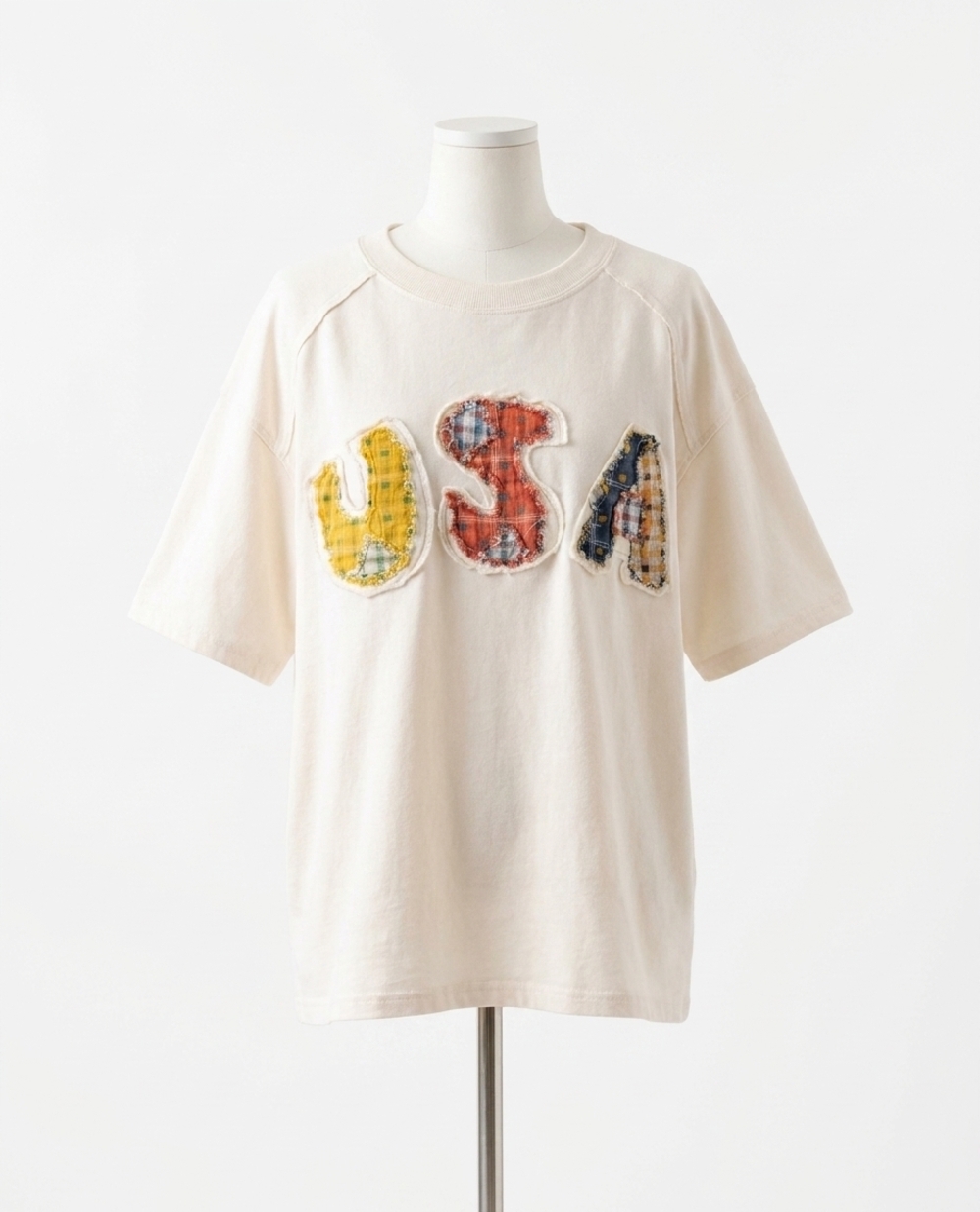 NEW EASEL women's usa terry knit top in white